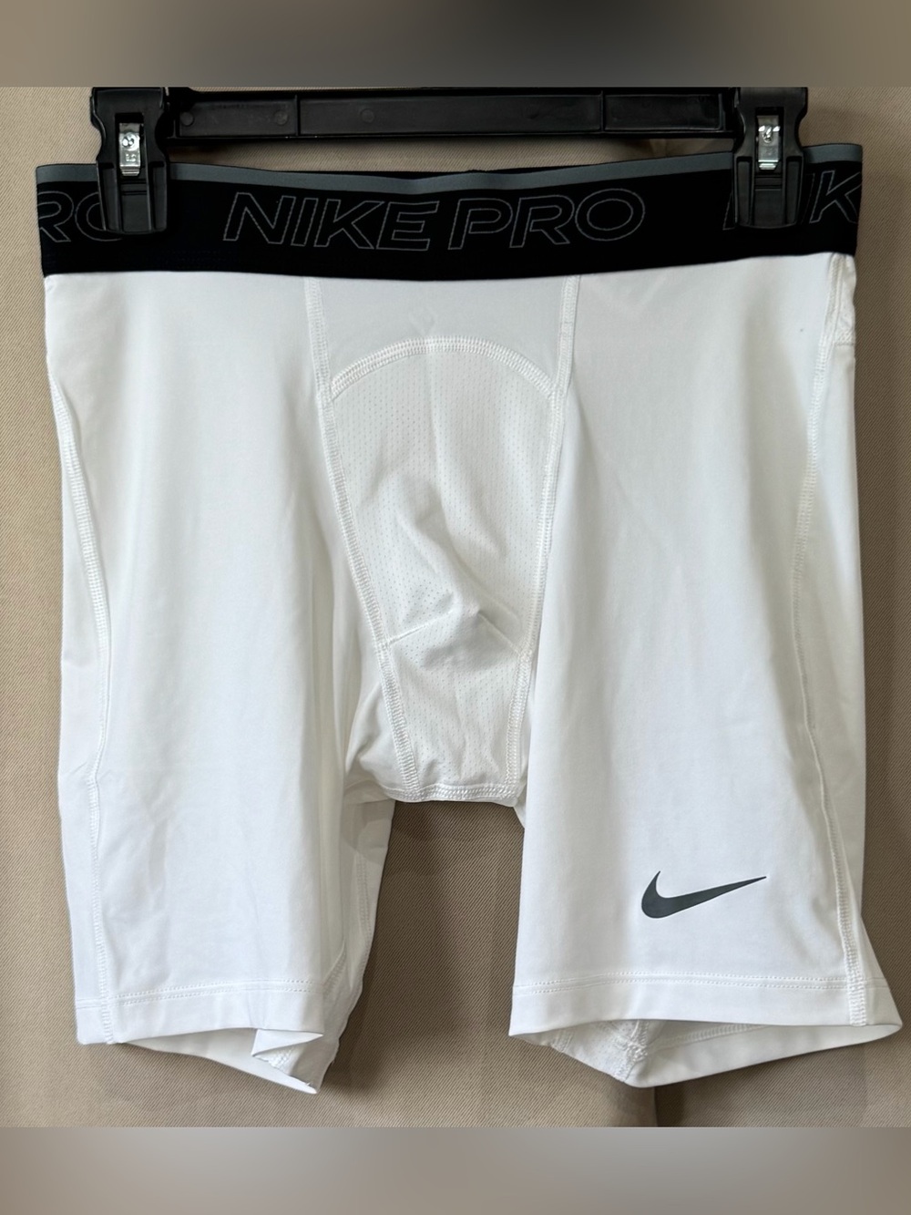 Nike Pro Compression Short Mens Dri-Fit Training Gym - White Size M